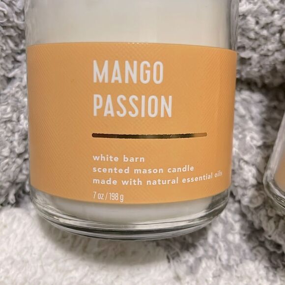NWT- White Barn. Two “Mango Passion” 7oz Candles - Picture 2 of 4